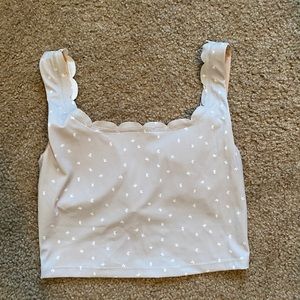 Kortni Jeane Scalloped Top